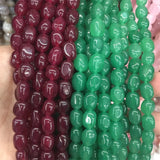 8*10MM Natural Stone Beads Flat Square Multicolor Gem for Diy Jewelry Making