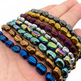 8MM Hematite Oval Spacer Beads for DIY Jewelry Making