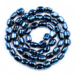 8MM Hematite Oval Spacer Beads for DIY Jewelry Making