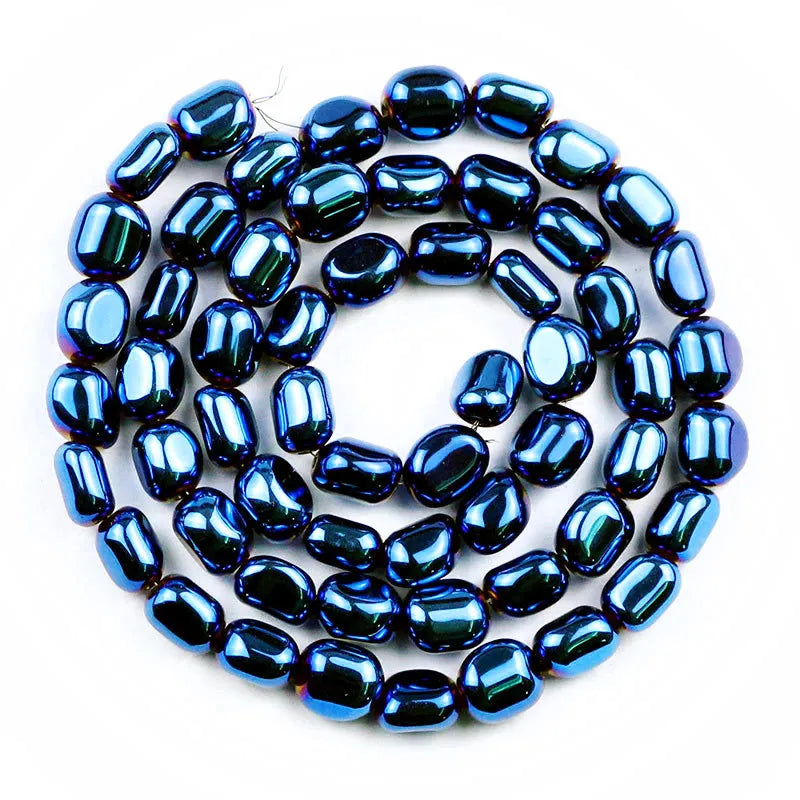 8MM Hematite Oval Spacer Beads for DIY Jewelry Making