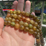 10mm Brown Dragon Veins Quartz Beads for Jewelry Making DIY Bracelets Necklace