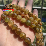10mm Brown Dragon Veins Quartz Beads for Jewelry Making DIY Bracelets Necklace