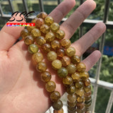 10mm Brown Dragon Veins Quartz Beads for Jewelry Making DIY Bracelets Necklace