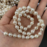 8-10mm Freshwater Pearl Beads Natural Alien Pearls DIY Jewelry Making 13 Inches
