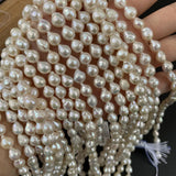 8-10mm Freshwater Pearl Beads Natural Alien Pearls DIY Jewelry Making 13 Inches