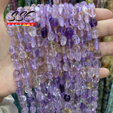 8-10mm Irregular Amethysts Citrines Beads Stone Loose Beads