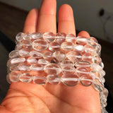 Irregular Clear Quartz Crystal Beads 15'' Strand