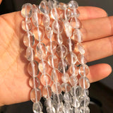 Irregular Clear Quartz Crystal Beads 15'' Strand