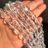 Irregular Clear Quartz Crystal Beads 15'' Strand