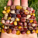 8-10mm Irregular Mookaite Stone Beads DIY Jewelry Making 15 Inches