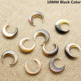 Moon Shape Mother Pearl Shell Beads Mix Color DIY Earrings Jewelry Making