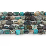 8-10mm Chrysocolla Phoenix Stone Beads for Jewelry Making