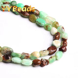 8-10mm Green Australia Chrysoprase Stone Beads 15''