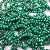8-10mm Malachite Stone Evil Eye Bracelet for Women Men