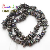 8-10mm Natural Freshwater Pearl Beads Freeform Shape Loose Spacer Beads 15'