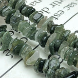 Green Rutilated Quartzs Crystal Dondelle Beads for Jewelry Making DIY
