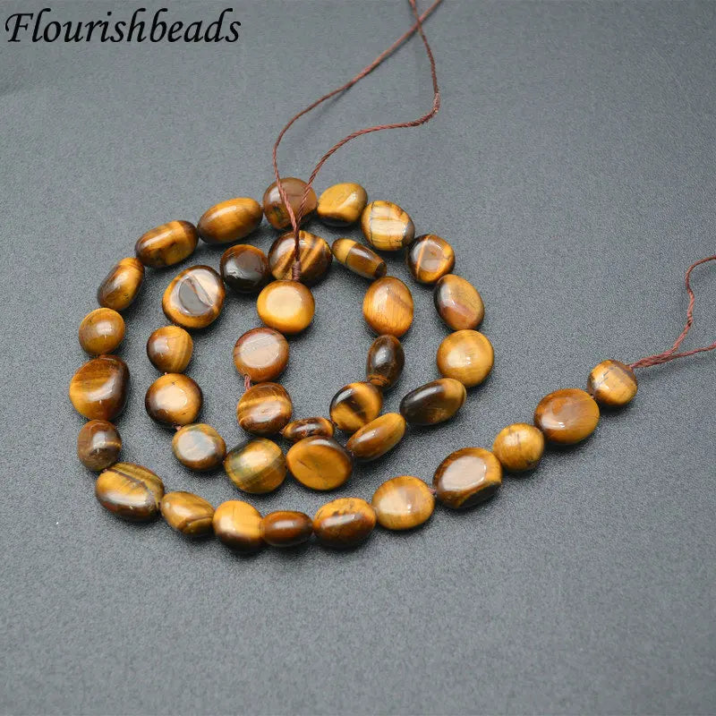 8-10mm Gray Moonstone Smooth Stone Nugget Beads 1 Strand