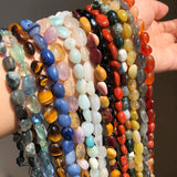 8-10mm Apatite Larimar Quartz Labradorite Gem Stone Beads for Jewelry Making