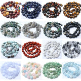 8-10mm Apatite Larimar Quartz Labradorite Gem Stone Beads for Jewelry Making