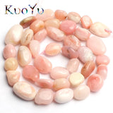 Natural Irregular Pink Opal Beads 8-10mm 15 inches