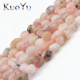 Natural Irregular Pink Opal Beads 8-10mm 15 inches