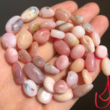 Natural Irregular Pink Opal Beads 8-10mm 15 inches