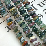 8-10mm Indian Agates Stone Gravel Bead Spacer Beads DIY Bracelet