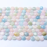 Natural Morganites Stone Beads Rondelle Loose Beads 15 Inch