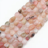 8-10mm Pink Opal Stone Beads 15inches