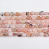 8-10mm Pink Opal Stone Beads 15inches