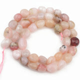 8-10mm Pink Opal Stone Beads 15inches