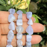 Natural Irregular Purple Agates Stone Beads 15" Strand