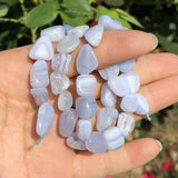 Natural Irregular Purple Agates Stone Beads 15" Strand