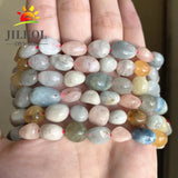 8-10mm Morganite Stone Loose Beads for Jewelry Making