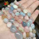 8-10mm Morganite Stone Loose Beads for Jewelry Making