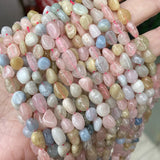 8-10mm Morganite Stone Loose Beads for Jewelry Making