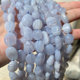 8-10mm Irregular Purple Agate Stone Loose Beads 15'' Strands