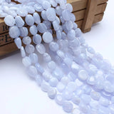 8-10mm Irregular Purple Agate Stone Loose Beads 15'' Strands
