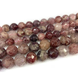 8-10mm Strawberry Quartz Beads 15'' Round DIY Loose Beads