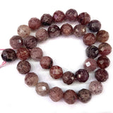 8-10mm Strawberry Quartz Beads 15'' Round DIY Loose Beads
