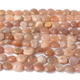 Natural Sunstone Stone Beads - 8-10mm Irregular Loose Spacer Beads