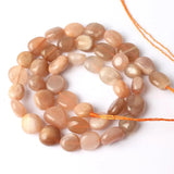 Natural Sunstone Stone Beads - 8-10mm Irregular Loose Spacer Beads