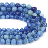 8/10mm Glass Striped Agate Round Spacer Beads for DIY Jewelry Making