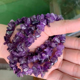 8-10mm Amethyst Stone Beads DIY Loose Beads for Jewelry Making Strand