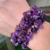 8-10mm Amethyst Stone Beads DIY Loose Beads for Jewelry Making Strand