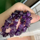 8-10mm Amethyst Stone Beads DIY Loose Beads for Jewelry Making Strand