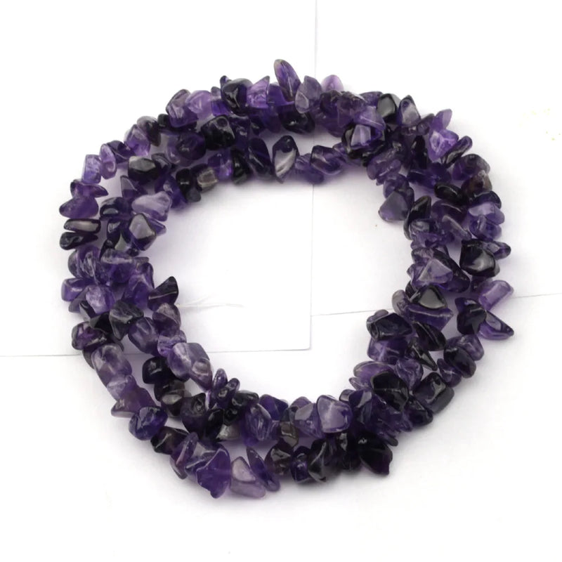 8-10mm Amethyst Stone Beads DIY Loose Beads for Jewelry Making Strand