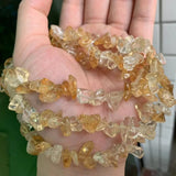 8-10mm Natural Citrines Stone Beads DIY Loose Beads Strand Shipping