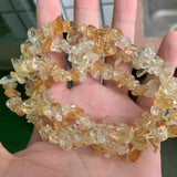 8-10mm Natural Citrines Stone Beads DIY Loose Beads Strand Shipping