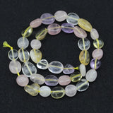 8-10mm Freeform Natural Crystal Stone Beads DIY Loose Beads 15 Inches